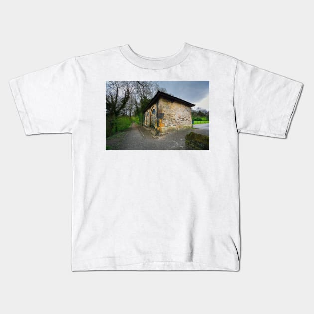 Easby Abbey Walk Kids T-Shirt by StephenJSmith